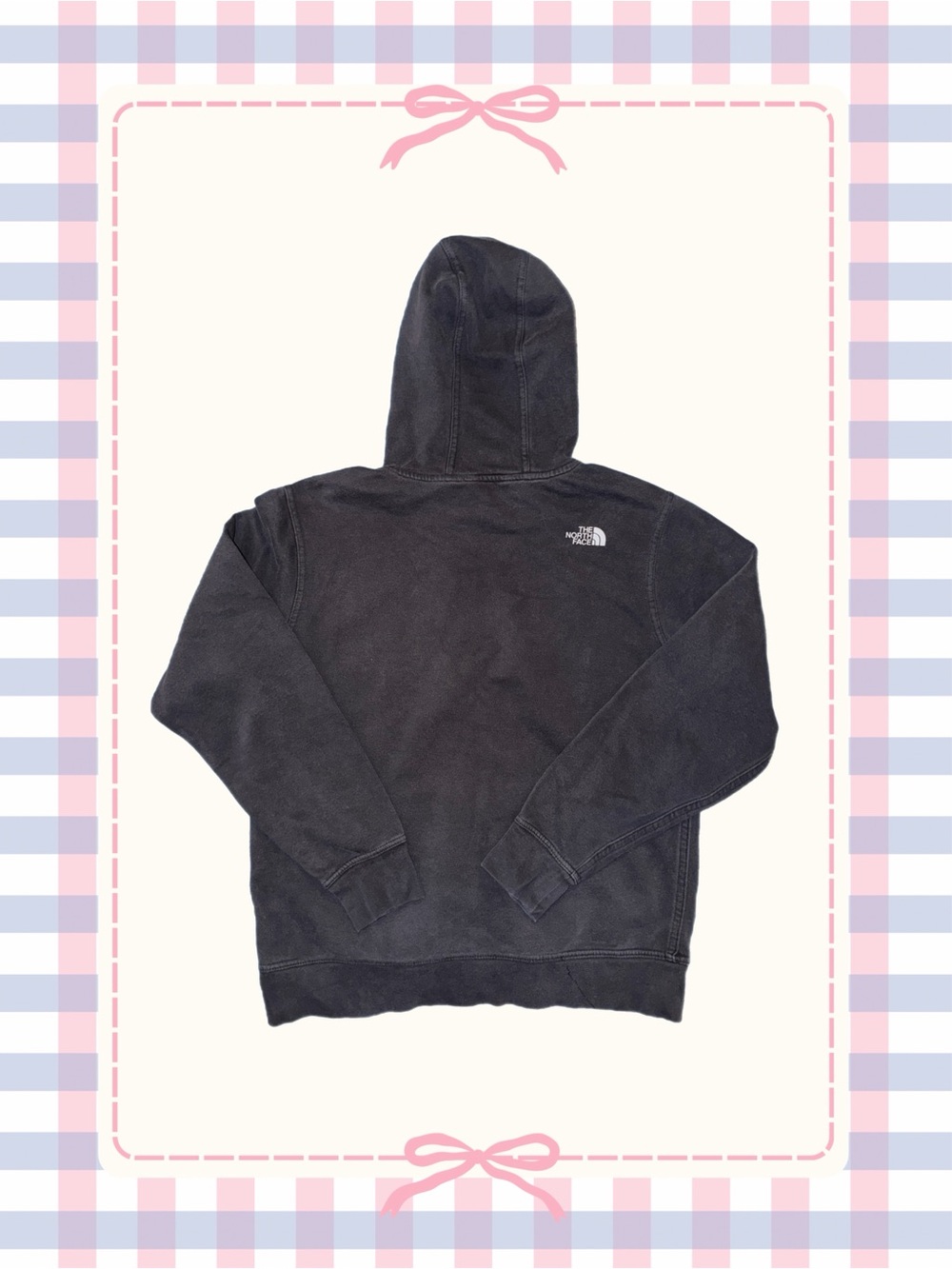 Men's Black North Face Bear Graphic Hoodie Sweatshirt - Picture 2 of 3